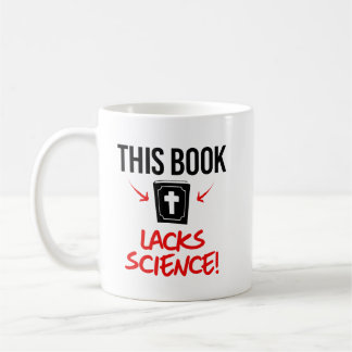 This book lacks science coffee mug