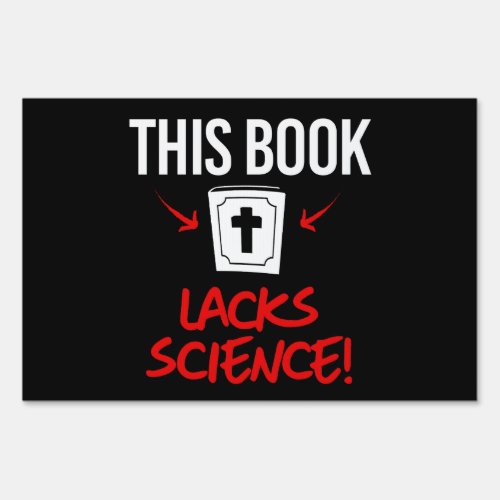 This book lacks science sign