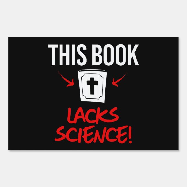 This book lacks science sign (Front)