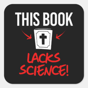 This book lacks science square sticker