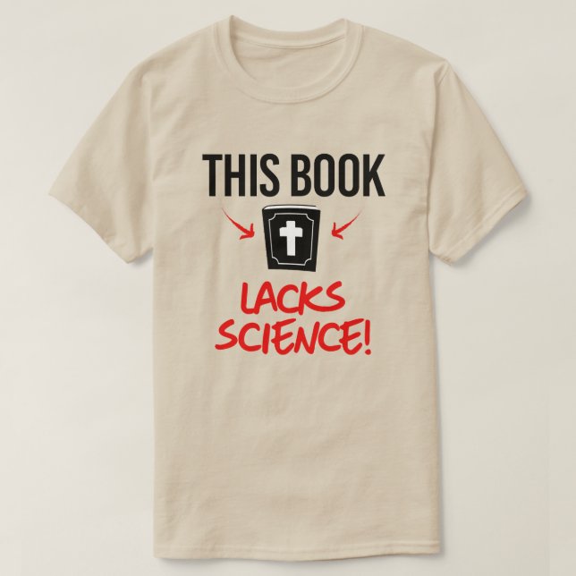 This book lacks science T-Shirt (Design Front)