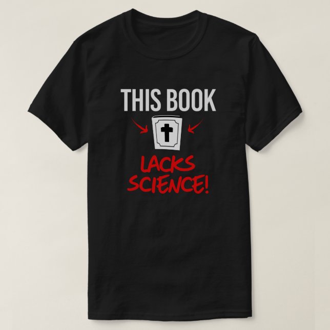 This book lacks science T-Shirt (Design Front)