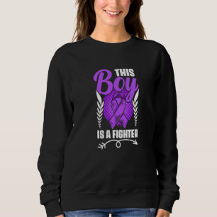 This Boy Is A Fighter Epilepsy Survivor Epilepsy A Sweatshirt