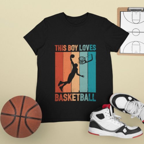 This Boy Loves Basketball T_Shirt