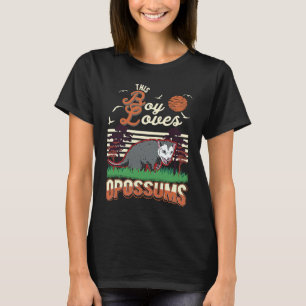 This boy loves Opossums T-Shirt