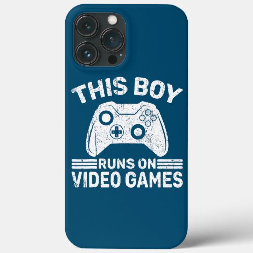 This Boy Runs for Video Game Controller Player iPhone 13 Pro Max Case
