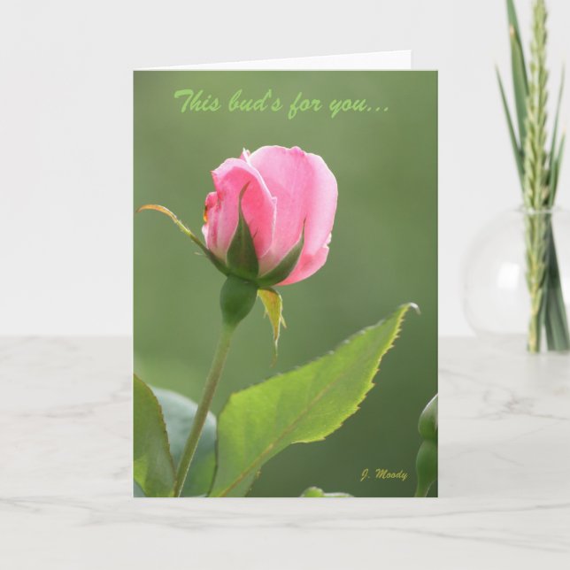 This Bud's for You Card (Front)