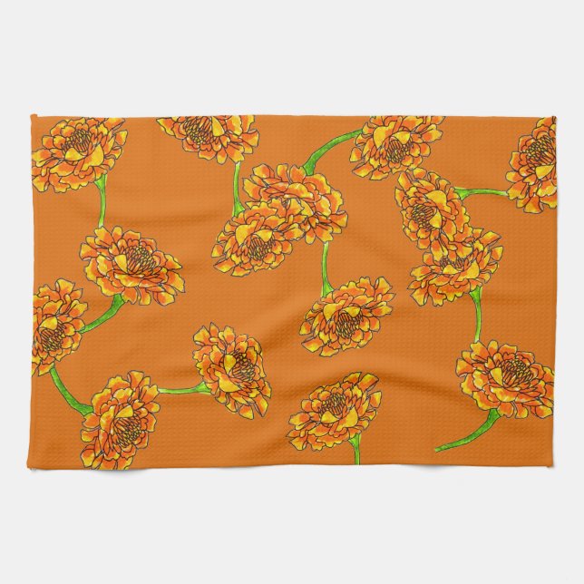 This "burnt orange" edition is a standout for your kitchen towel (Horizontal)