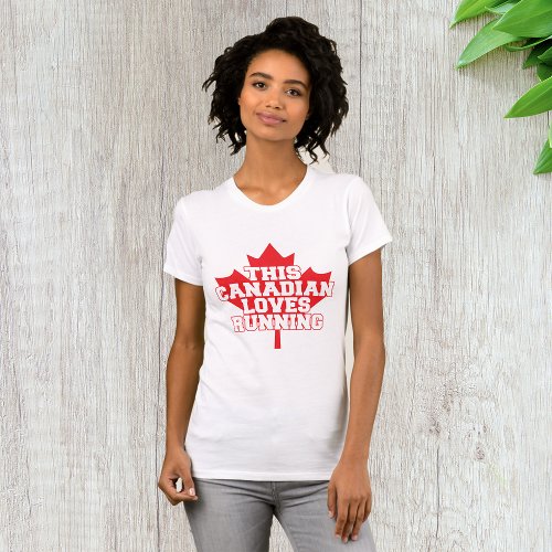 This Canadian Loves Running T_Shirt