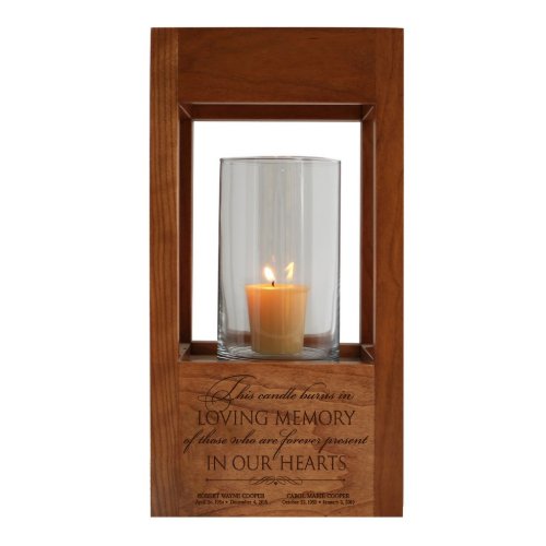 This Candle Burns Engraved Cremation Urn Lantern