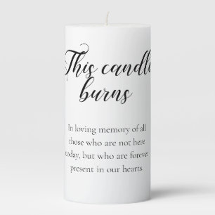 This Candle Burns In Loving Memory Wedding