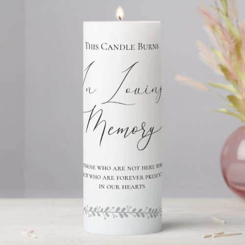 This Candle Burns In Loving Memory Wedding