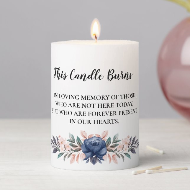 This Candle Burns in Memory of Pillar Candle (In Situ)