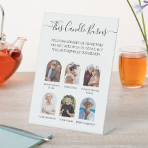 This Candle Burns Photo Wedding Memorial
