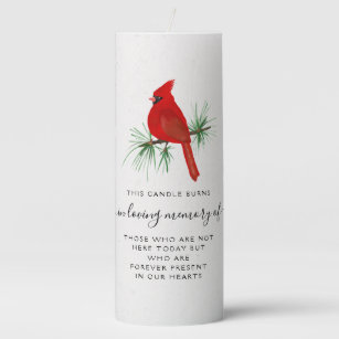 This Candle Burns Red Cardinal Wedding Tribute