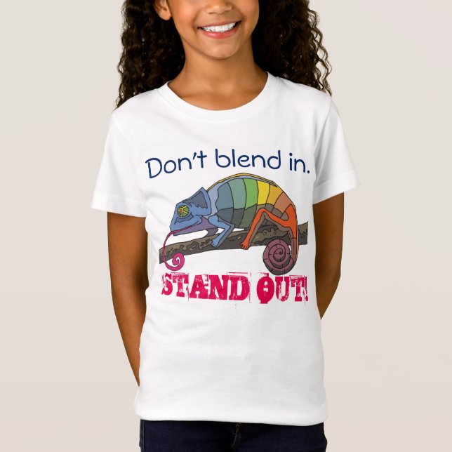 This chameleon doesn't blend in... T-Shirt (Front)