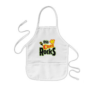 This Chef Rocks Kids Cooking Gift Kids' Apron