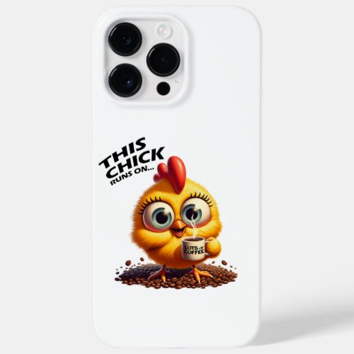 This Chick Runs On Coffee Case_Mate iPhone 14 Pro Max Case