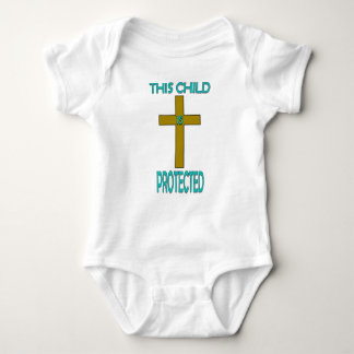 This child is protected baby bodysuit