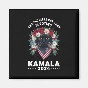 This Childless Cat Lady Ladies Is Voting Kamala Magnet