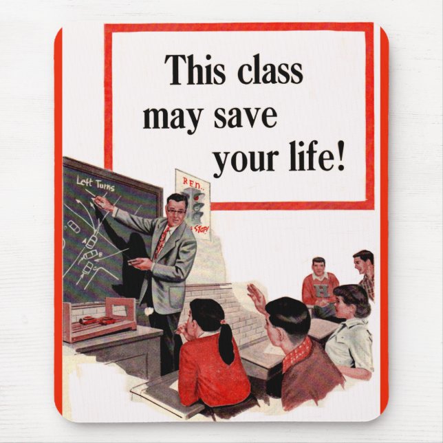 This Class May Save Your Life Mouse Pad (Front)