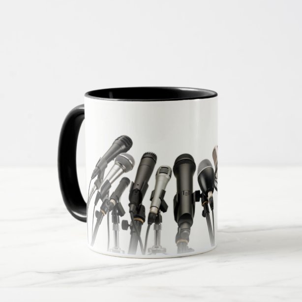 Microphone Mugs No Minimum Quantity Zazzle