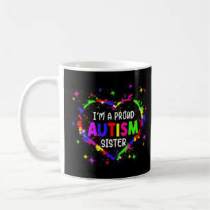 This Colorful Autism Heart Made With Puzzle Pieces Coffee Mug