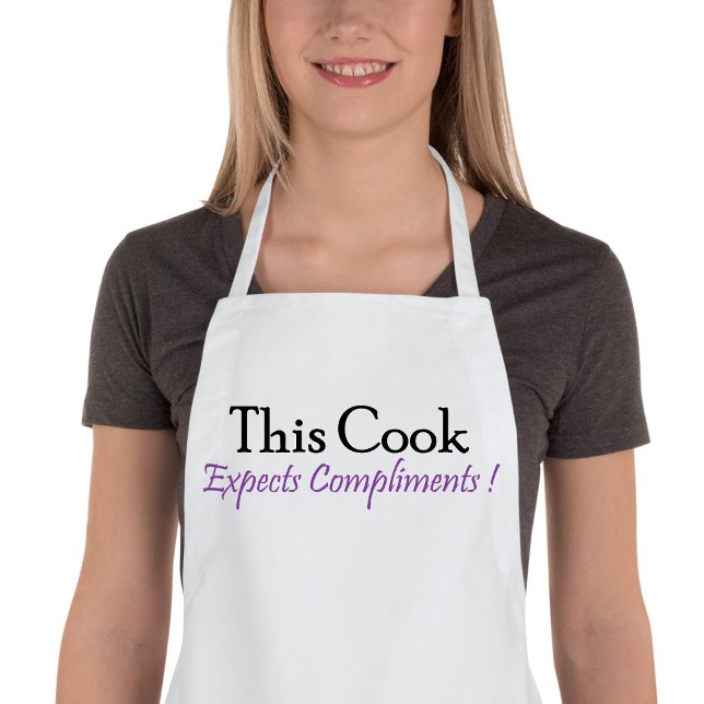 This cook expects compliments adult apron (Creator Uploaded)