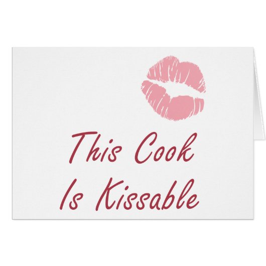 This Cook is Kissable Cards (Front Horizontal)