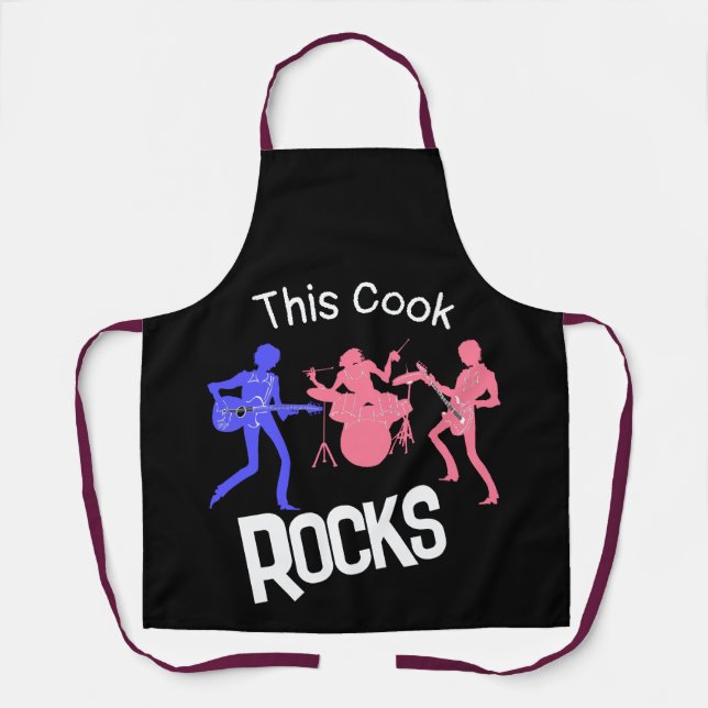 This Cook Rocks Apron (Front)
