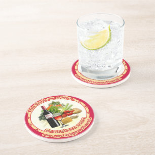 This Cook uses Wine Drink Coaster