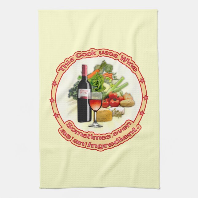 This Cook uses Wine Towel (Vertical)