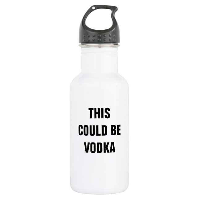 This could be vodka water bottle (Front)