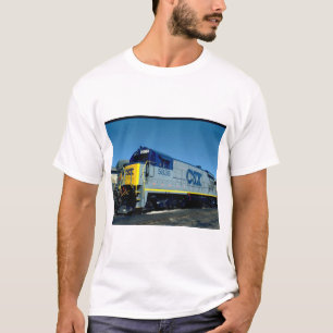 This CSX GE B36-7 #5835, 1990_Trains T-Shirt