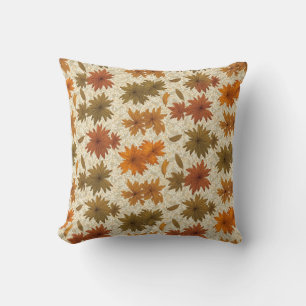 This cushion conveys the emotions of fall.