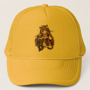 This cute pastel anime girl Hat