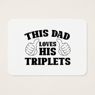 This Dad Loves His Triplets - Gift for Dad with Th