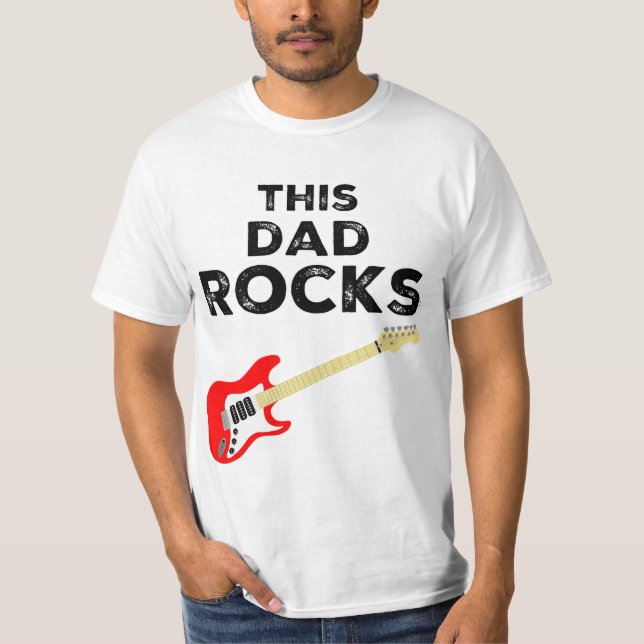 This Dad Rocks T-Shirt (Front)