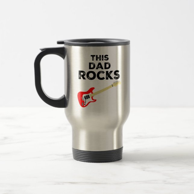 This Dad Rocks Travel Mug (Left)