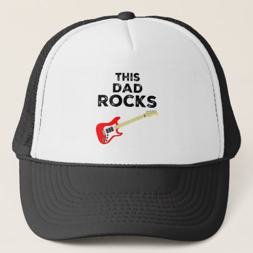 This Dad Rocks Trucker Hat