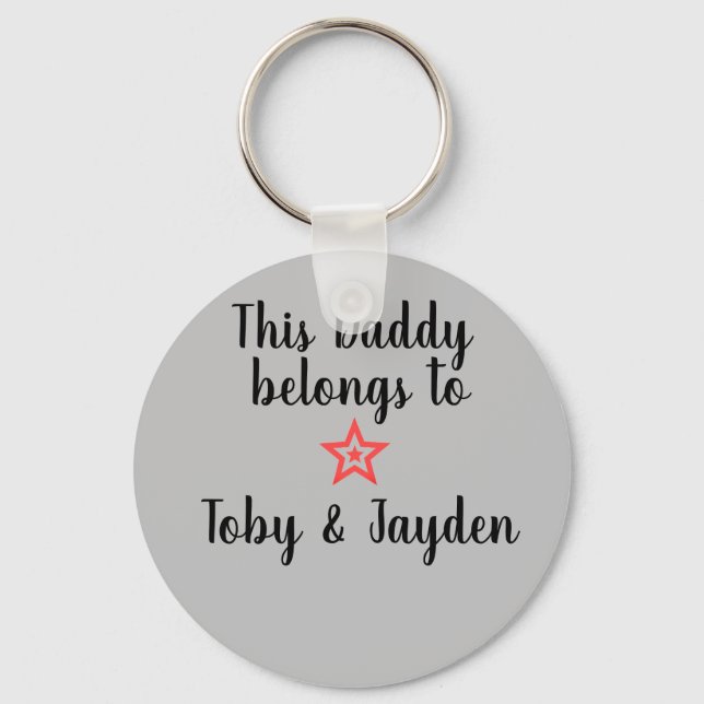 This daddy belongs to keychain (Front)