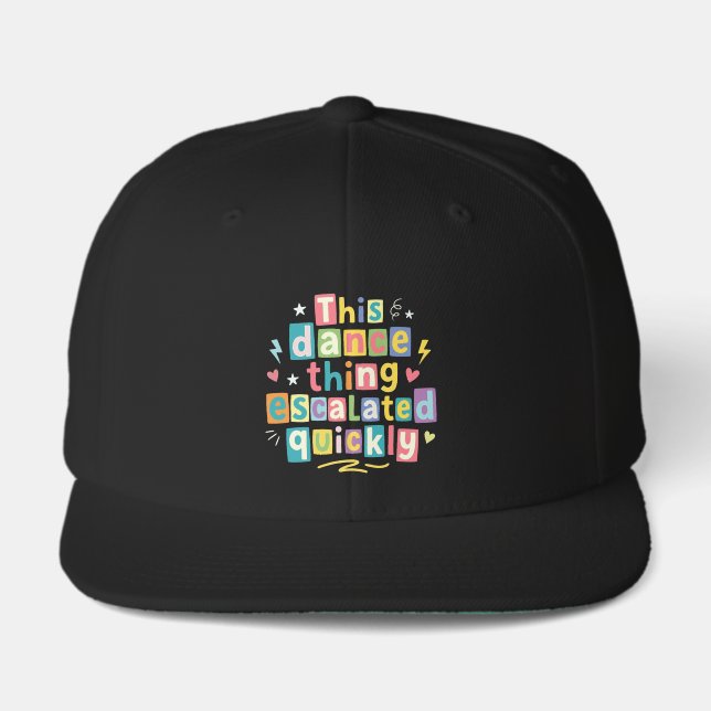 This dance thing escalated quickly visor  (Front)
