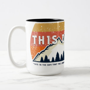 This Day Devo 15 oz Logo Wrap w/Psalm 118:24 Two-Tone Coffee Mug