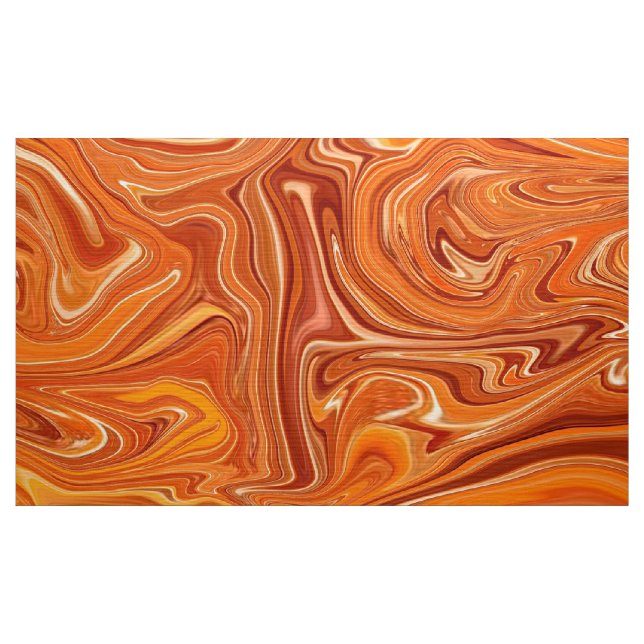 This Digital Orange Marbled Texture9 Fabric (Yard)