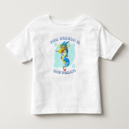 This Dragon is One Today _ First BirthdayT_Shirt Toddler T_shirt