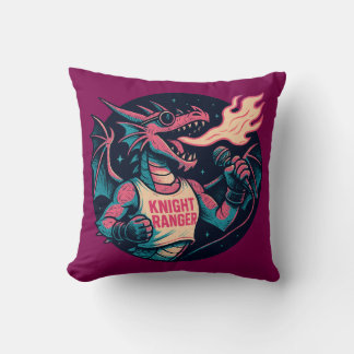 This Dragon Spits Fire Throw Pillow