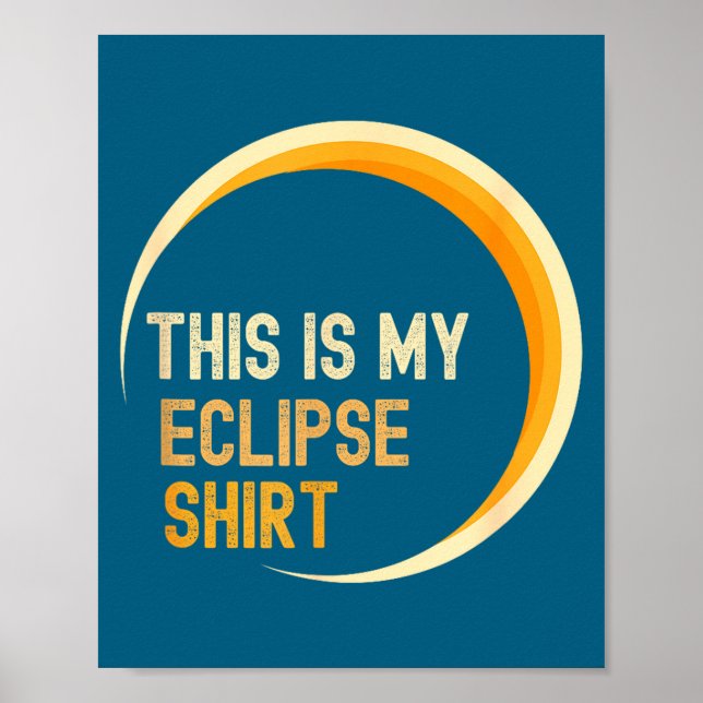 This Eclipse Total Solar Eclipse Usa Poster (Front)