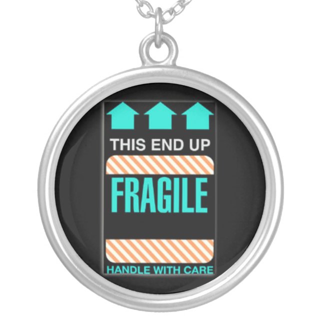 This End Up Silver Plated Necklace (Front)