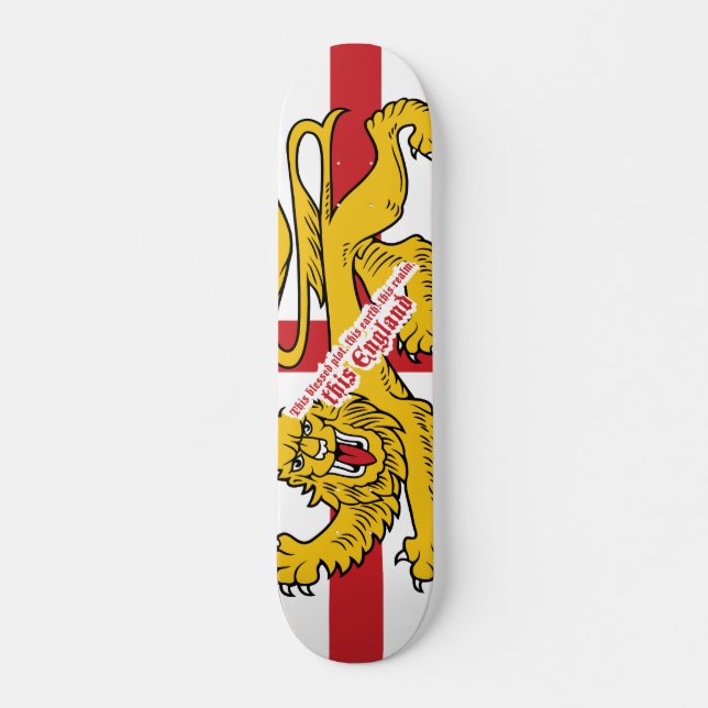 This England Skateboard Deck (Front)