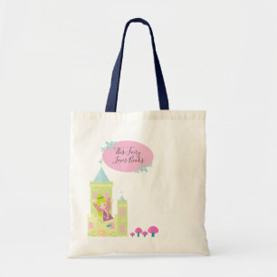 This Fairy Loves Books Library Tote Bag